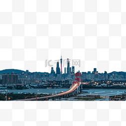 光图片_广州新光桥蓝调城市建筑天台