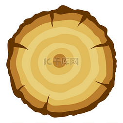 树桩图标图片_树木砍伐示意图林业和木材行业的