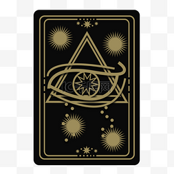 神秘三角形预言塔罗牌