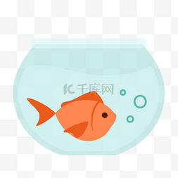 金鱼鱼缸卡通图片_波斯新年卡通鱼缸和金鱼