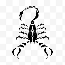 蝎子纹身创意图案