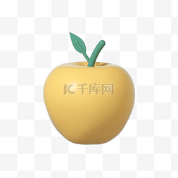 3d水果C4D苹果