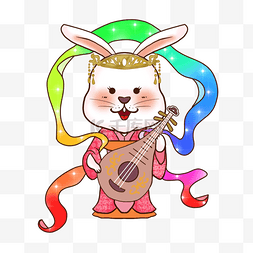 北京天福号图片_七福神辩财天日本新年吉祥物兔子