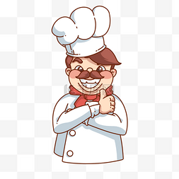 可爱的卡通厨师人物形象