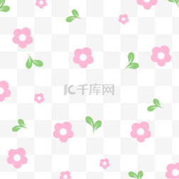 绿叶底纹图片_毛线毛绒植物花朵平铺底纹