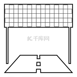 终点和道路线赛道成功概念终点图