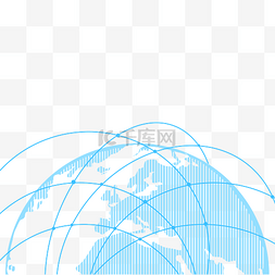 科技地球图片_互联网科技地球元宇宙蓝色互联网