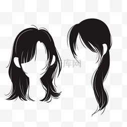 披肩发和长辫子女士发型