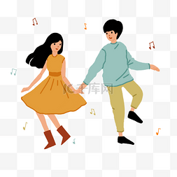 双人舞舞蹈图片_男孩女孩跳舞
