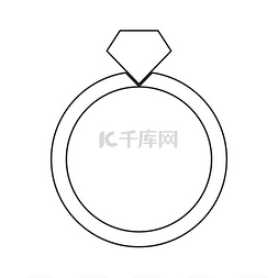 时尚优雅戒指图片_戒指图标