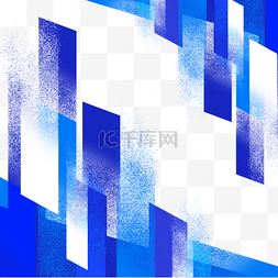 边框体育抽象蓝色水彩涂鸦