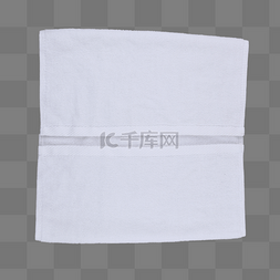 折叠擦拭纤维卫生白色毛巾