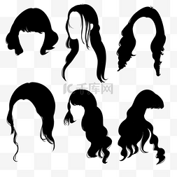 女生各种发型组合