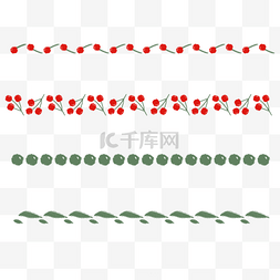 简约涂鸦边框分割线