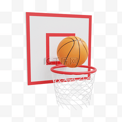 3D立体体育运动篮球