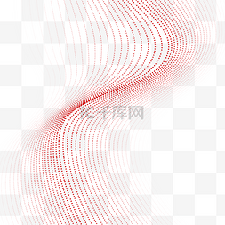 大气渐变几何海报图片_红色曲线波点渐变弥散底纹