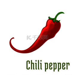 红辣椒蔬菜图标新鲜的辣椒或辣椒