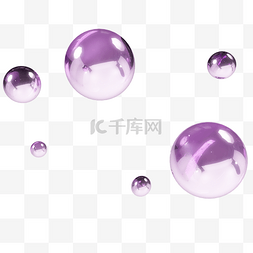 彩色圆球素材图片_3DC4D立体玻璃球圆球