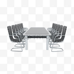 3DC4D立体会议室桌椅