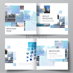 封面设计图片_方形设计双折小册子、传单、杂志