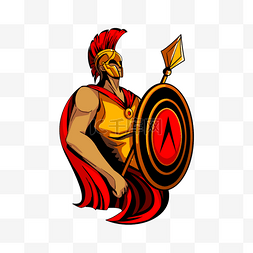 古希腊斯巴达战士勇士