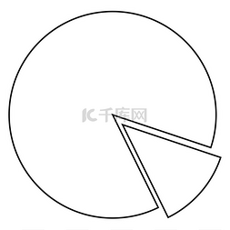 计划部门图片_圆形图表图标黑色圆形图表图标黑