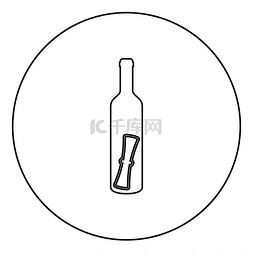 注意了注意了图片_带有字母消息概念的瓶子在旧容器