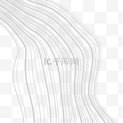 抽象线条流动线条底纹曲线灰色
