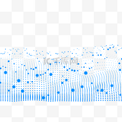 科技线条线条图片_智能蓝色科技光点