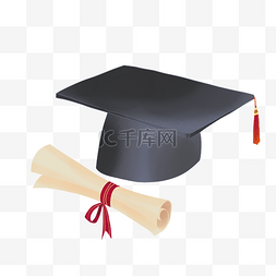 毕业证图片_录取通知书学士帽