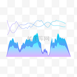 线条图片_科技数据线条