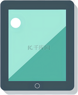 扁平风格电脑图片_卡通风格平板电脑