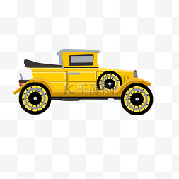 黄色玩具车