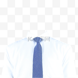 领带正装白衬衫摄影图