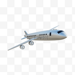 3DC4D立体运输工具飞机