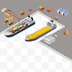 交通运输执法图片_港口码头海运交通运输物流