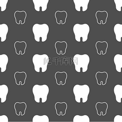 牙医图片_牙医的牙齿图案牙齿壁纸上有微笑