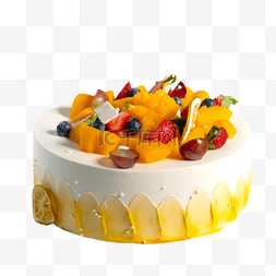 水果蛋糕蛋糕图片_奶油生日蛋糕