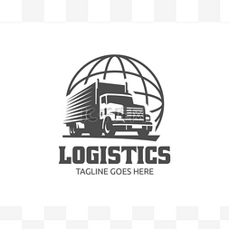 货物月台图片_卡车标志, 货物标志, 送货卡车, 物