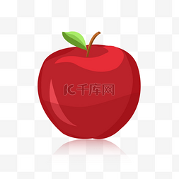 水果苹果图片_矢量卡通苹果