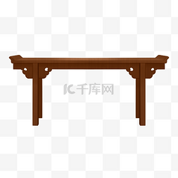 桌子中式桌子图片_古代家具长条桌古典中式