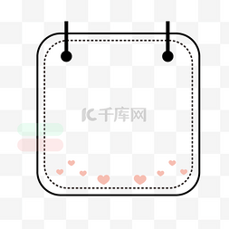 手绘音符图片_手绘小花文字框