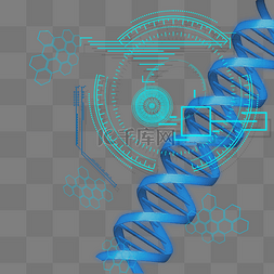 基因链链图片_科技风医疗基因链