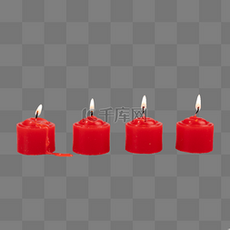 红蜡烛图片_清明清明节祭奠红蜡烛烛火