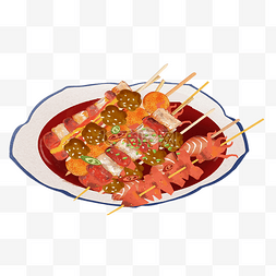 中华美食美味烧烤串串撸串