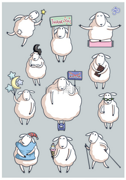2015图片_有趣可爱的绵羊