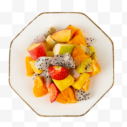 芒果水图片_新鲜水果果盘组合水果切块