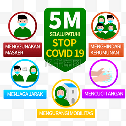 protection图片_logo 5m protokol kesehatan novel coronavirus 