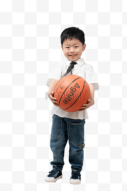 六一儿童节篮球男孩