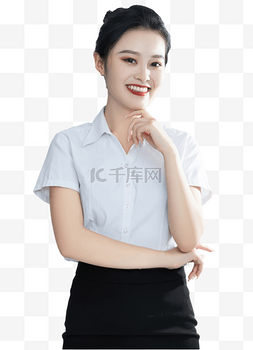 微笑美女客服图片_客服商务人像礼仪微笑